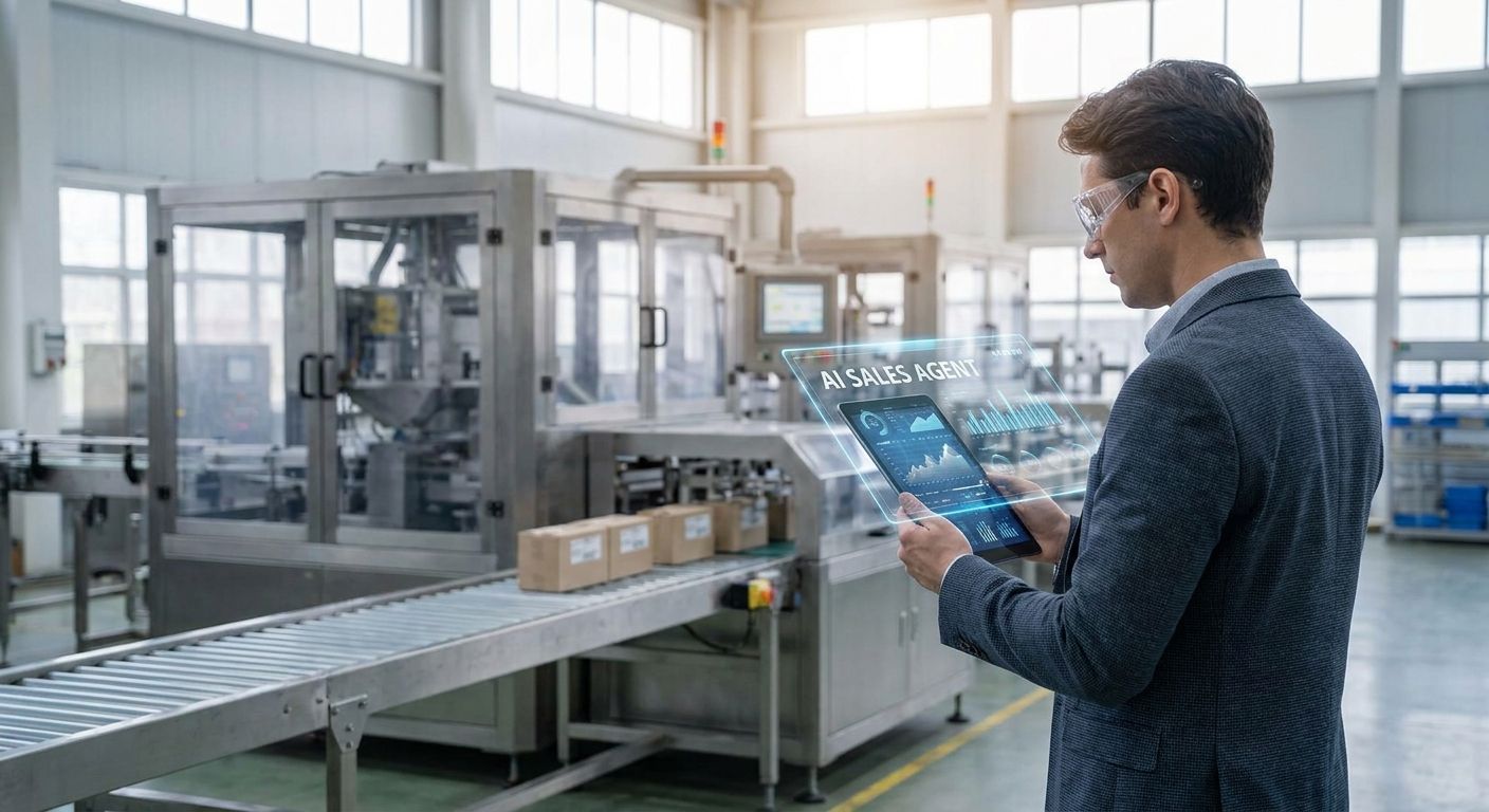 AI sales agent for packaging equipment manufacturers