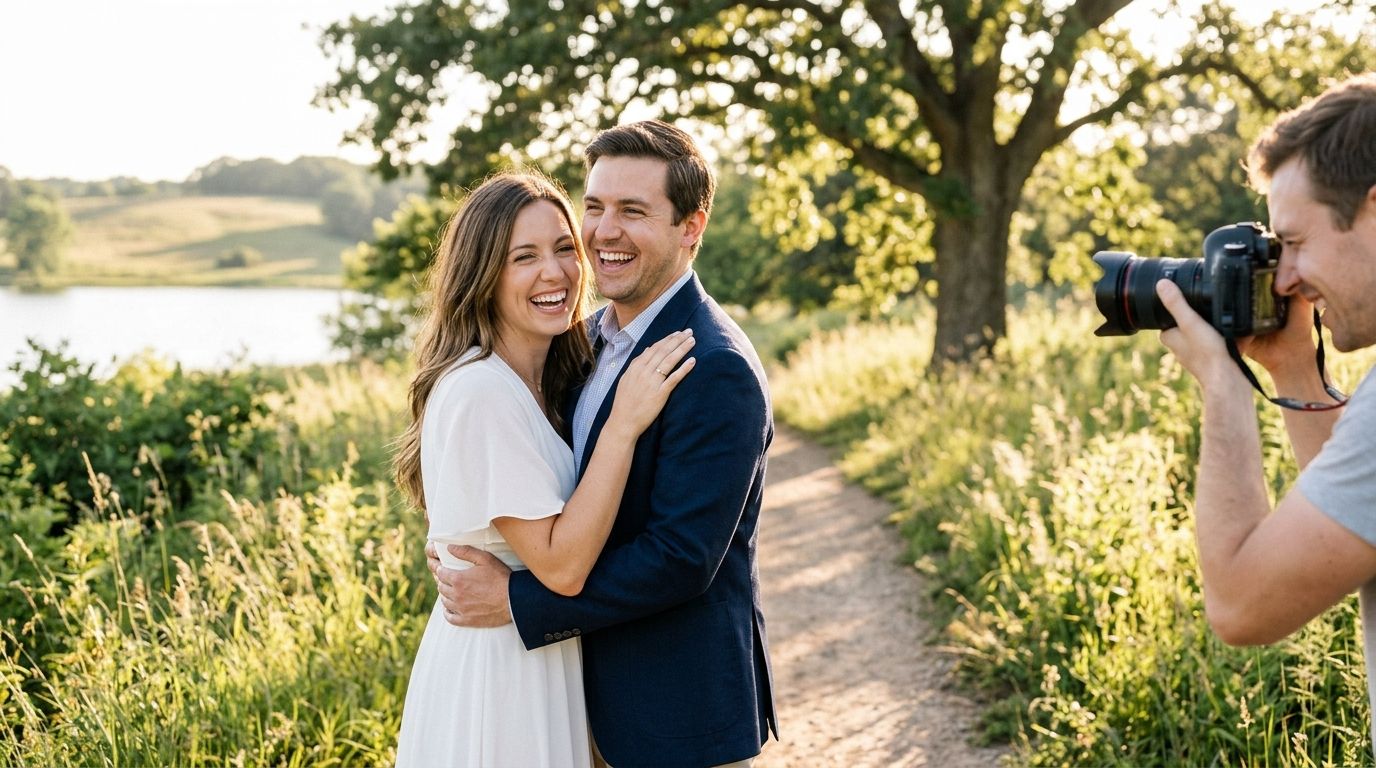 Is an engagement photo session worth it before the wedding?