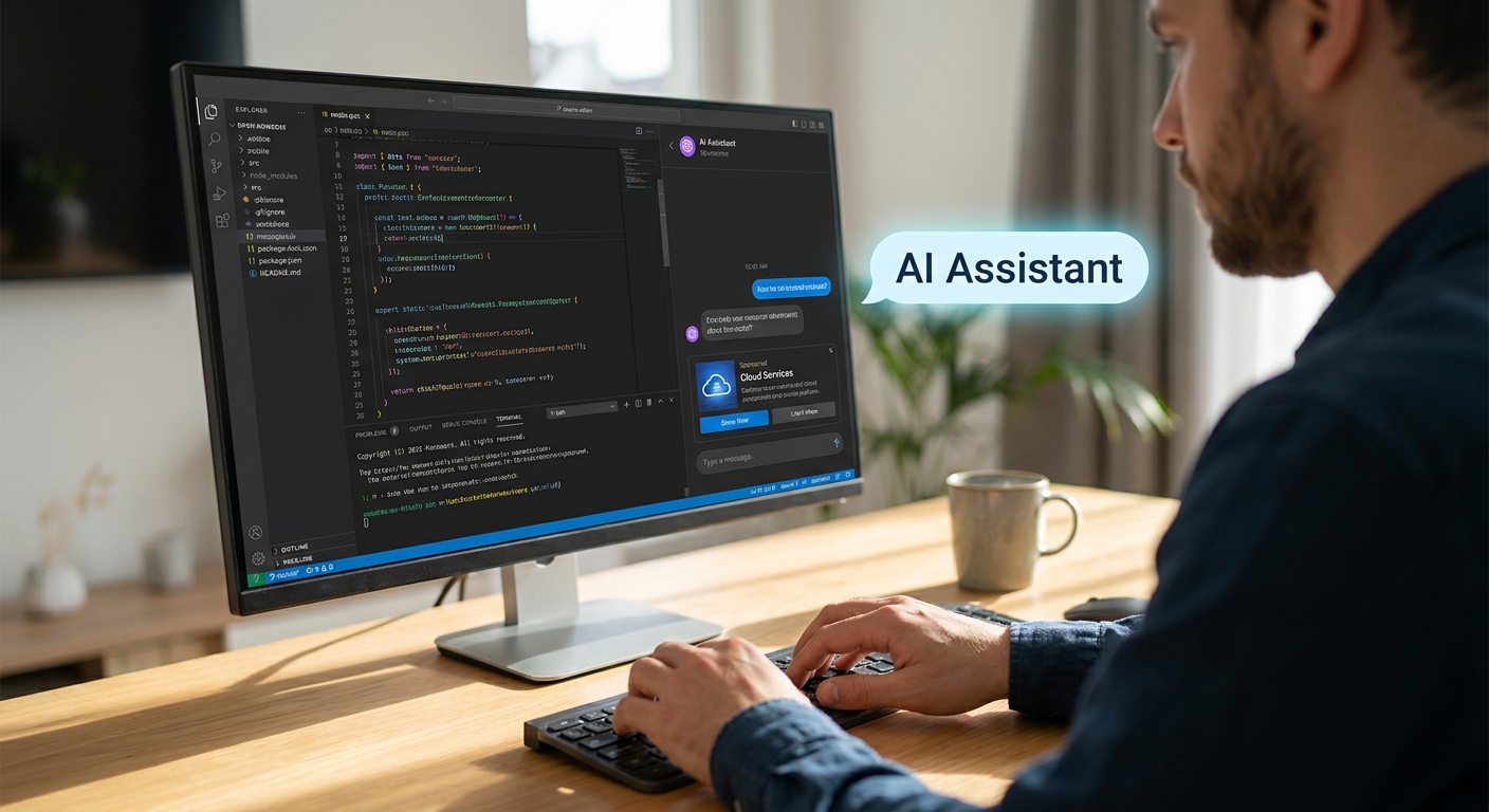 In-chat ads for AI coding assistants