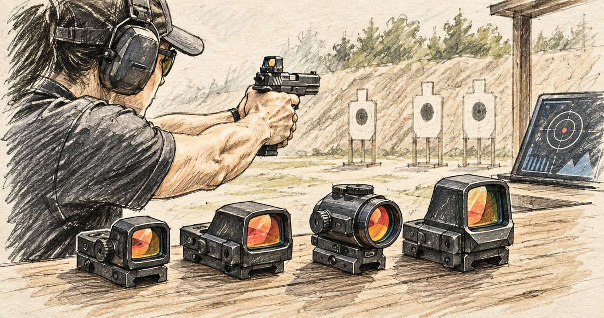 Best red dot sights for competitive shooting 2026