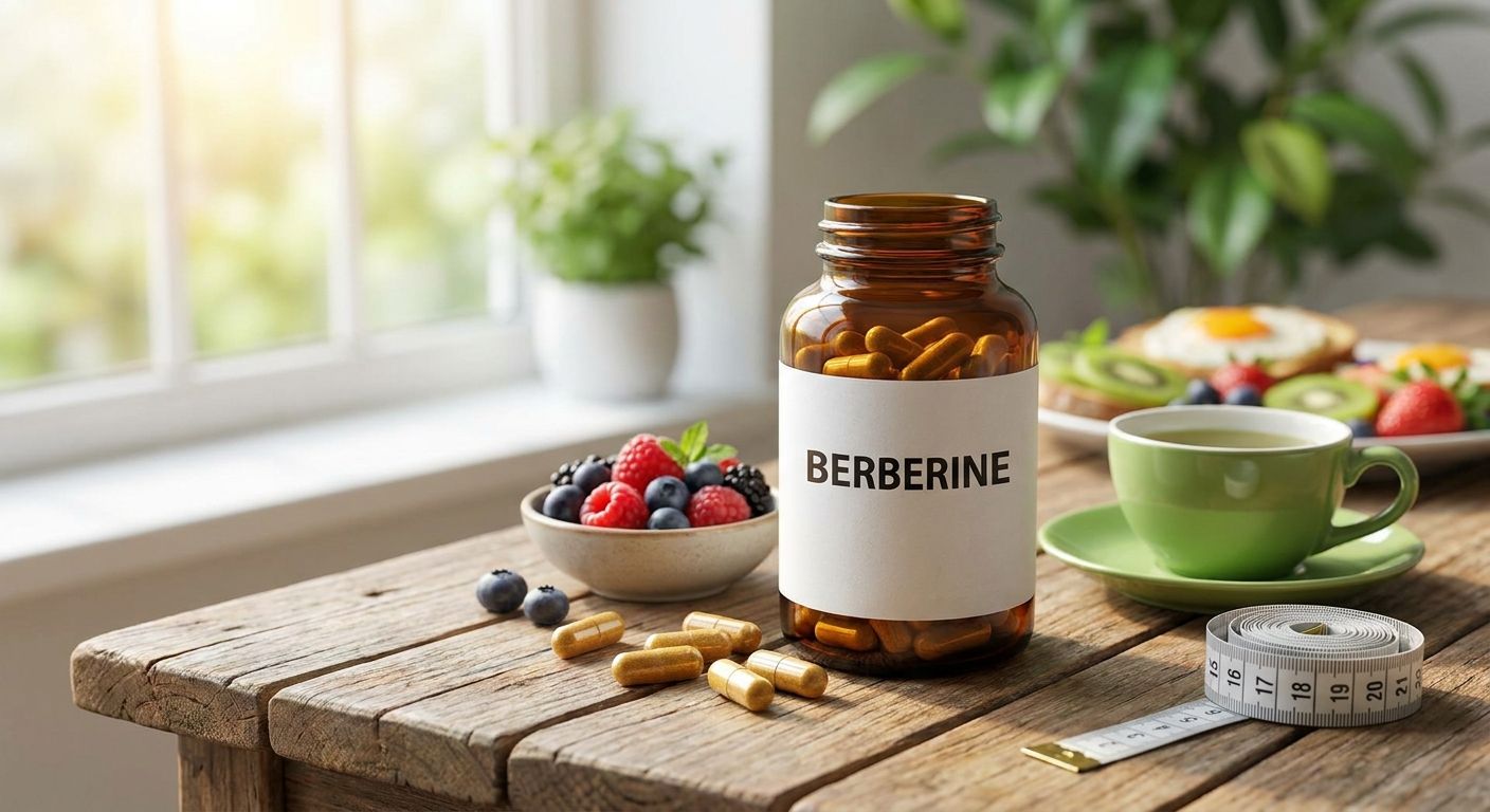 Berberine supplement for belly fat and visceral fat support