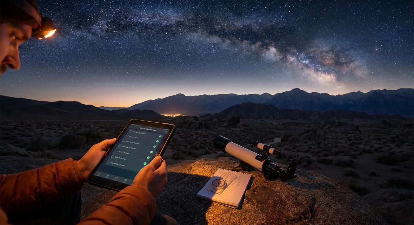 Best dark sky park checklist trackers in 2026