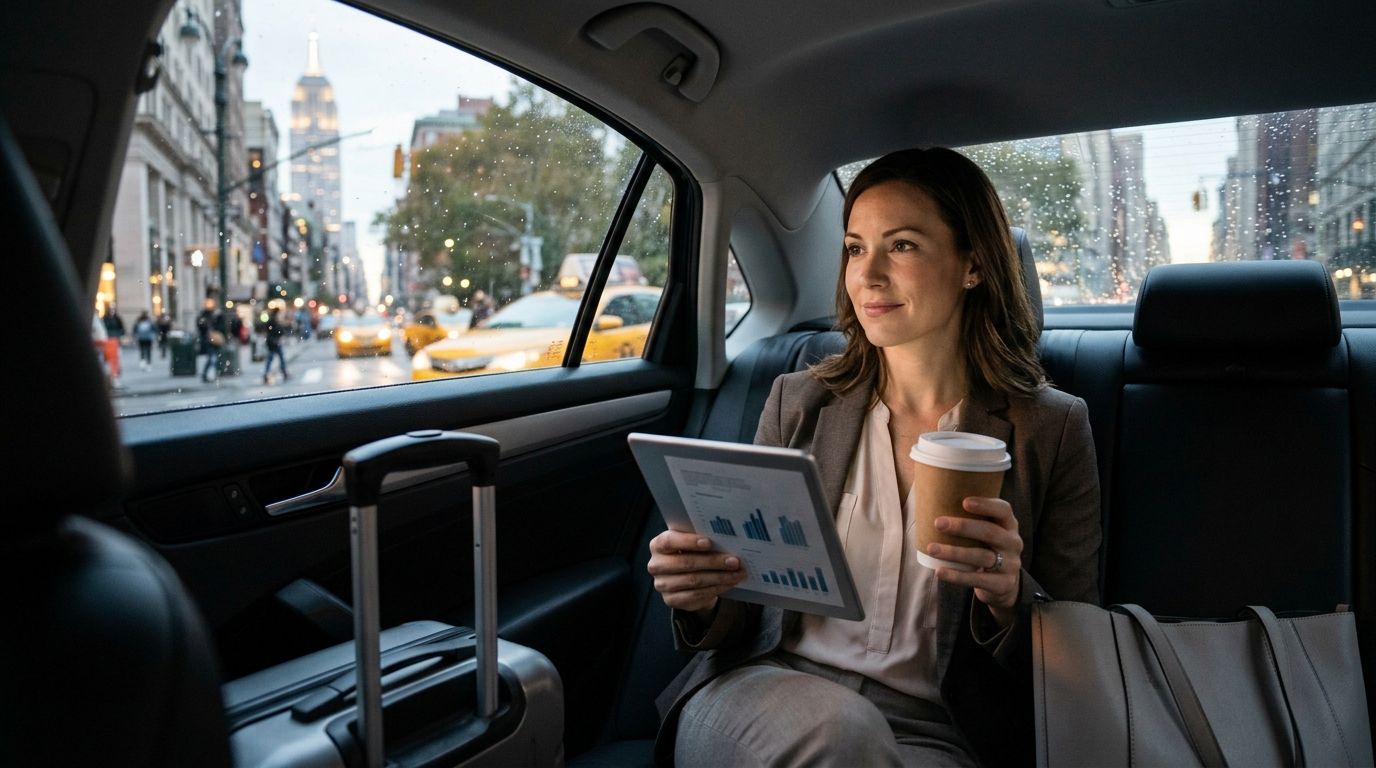 Car service for bleisure travelers extending trips in NYC