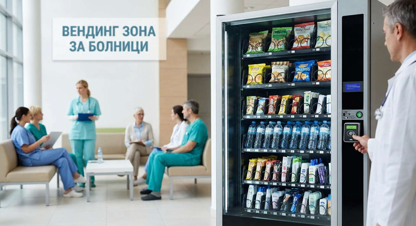 Вендинг машини за болници и медицински центрове