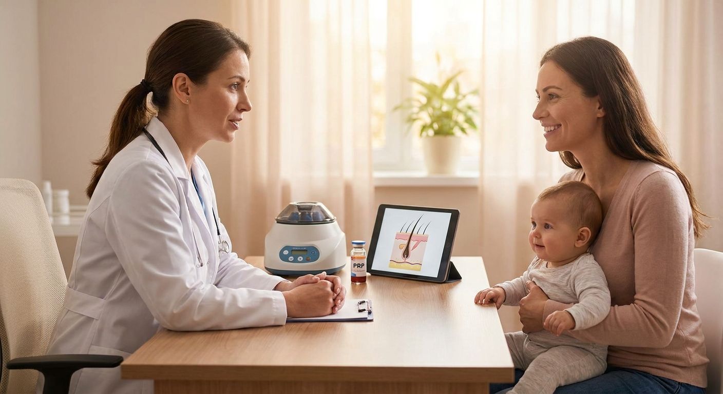 PRP hair restoration for postpartum hair loss