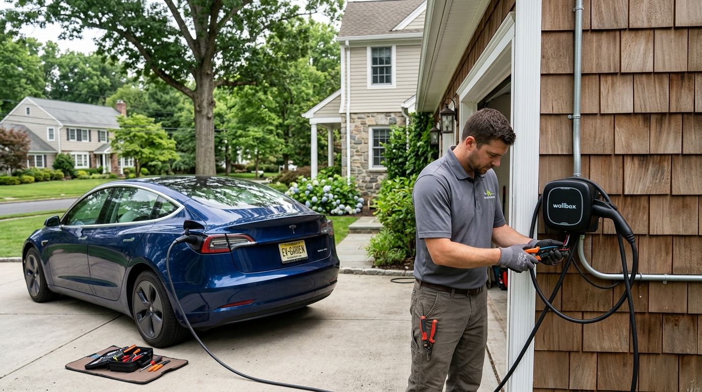 EV charger installation for Bernards Township NJ homeowners
