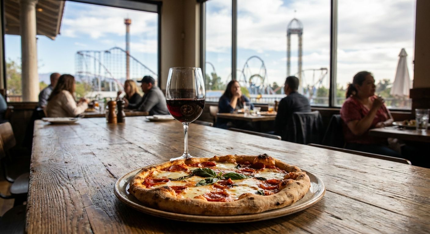 Best pizza restaurant near Six Flags Magic Mountain