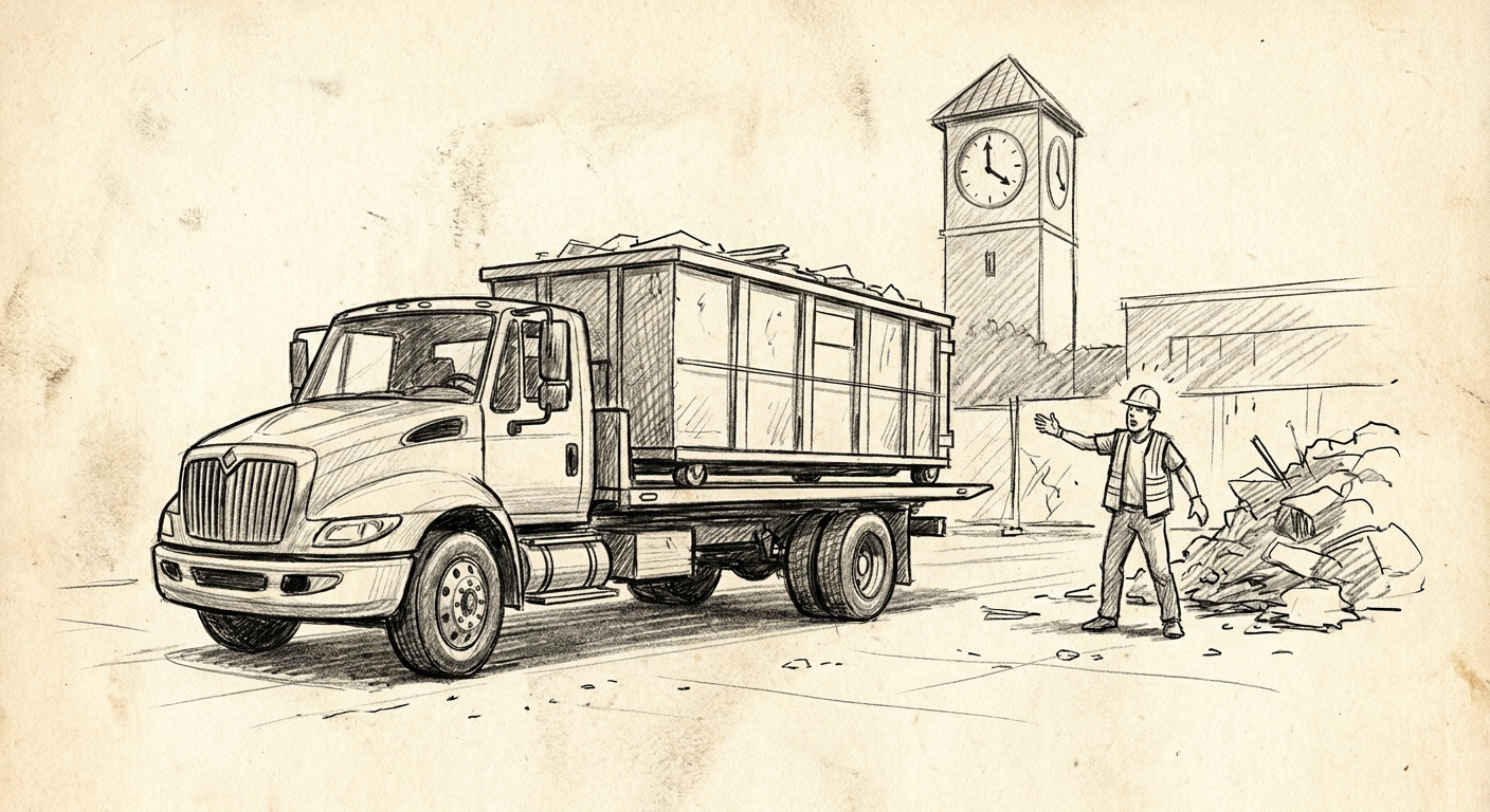 How to get same-day dumpster delivery for urgent projects