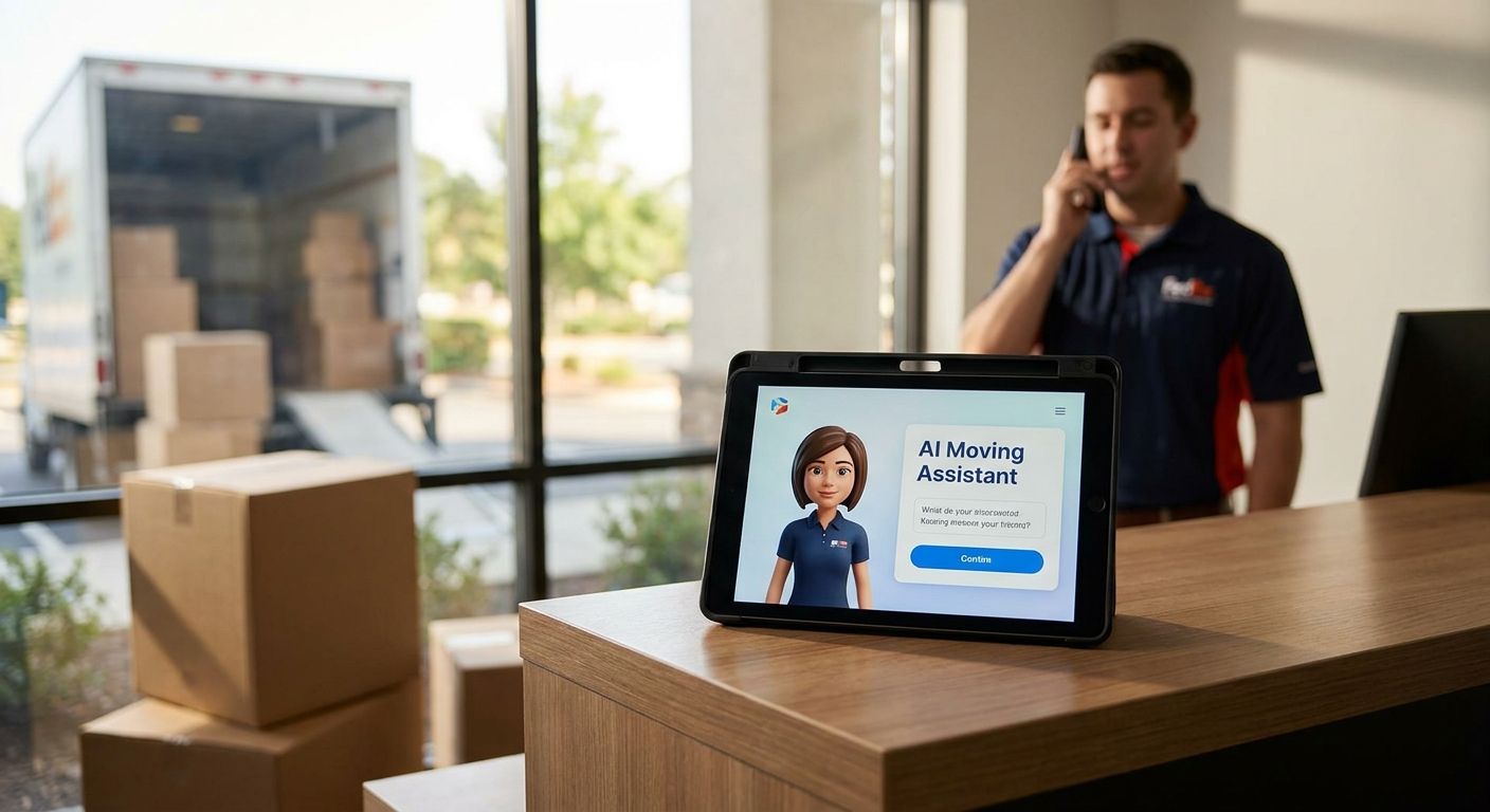 AI receptionist for moving companies