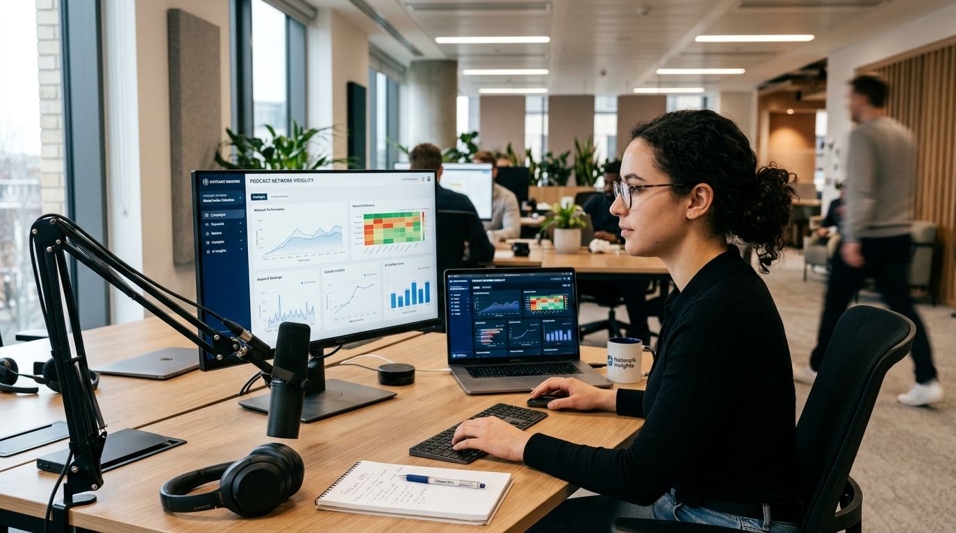 AI visibility tracking for podcast networks
