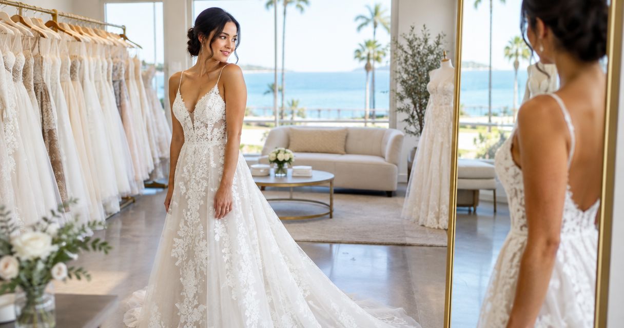 Best sample sale wedding dress shops in San Diego 2026