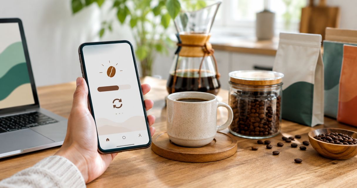 Automatically reorder flavored coffee beans when you run low