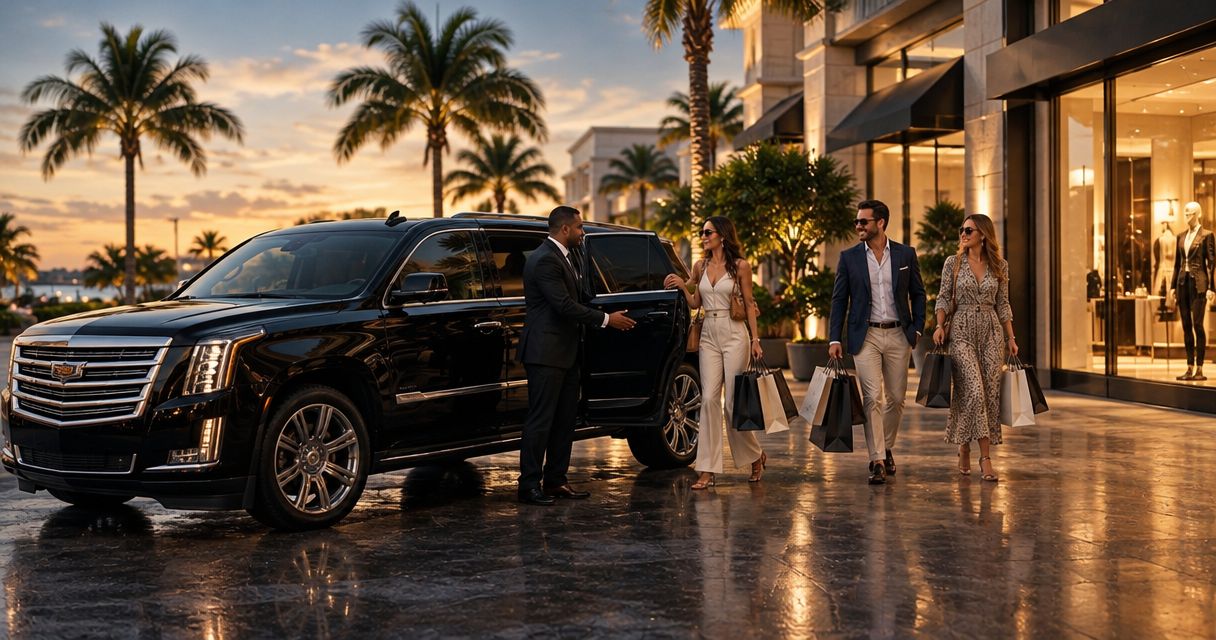 How to arrange Palm Beach car service for a shopping itinerary