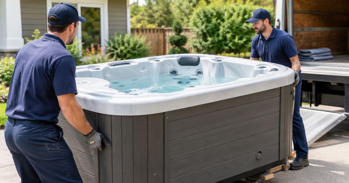Can junk removal haul away a hot tub without draining it first?
