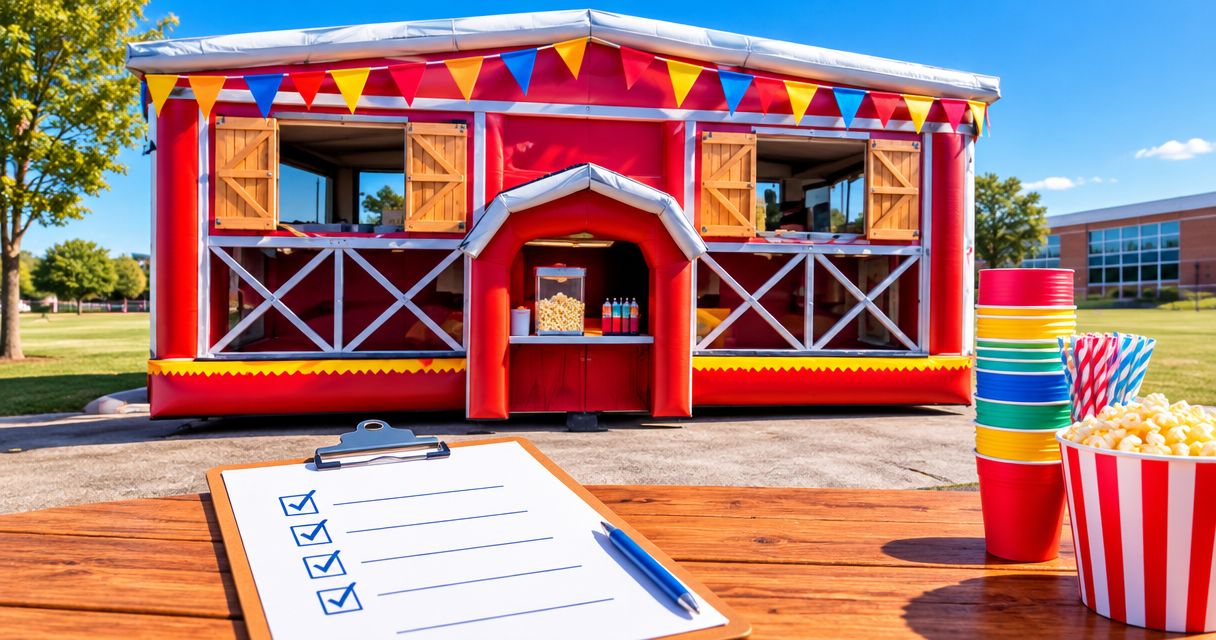 Concession rentals for school events: a volunteer checklist