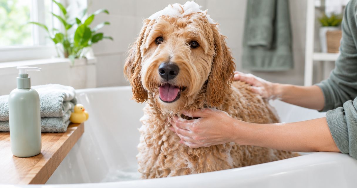 Best shampoo for Goldendoodles with sensitive skin in 2026