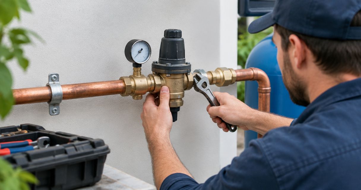 How to connect a pressure regulator to your main water line