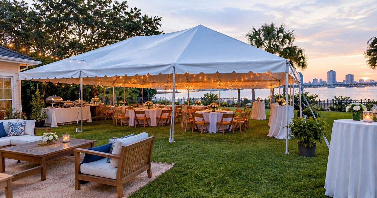 Best tent rentals for backyard parties in Jacksonville 2026