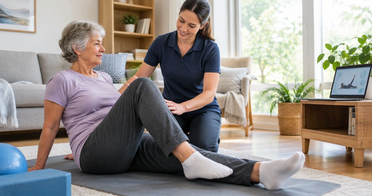 Physiotherapy at home after knee replacement: a family guide