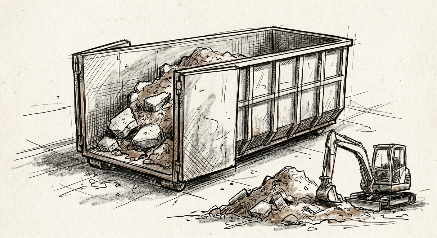 Best dumpster rental for concrete and dirt disposal