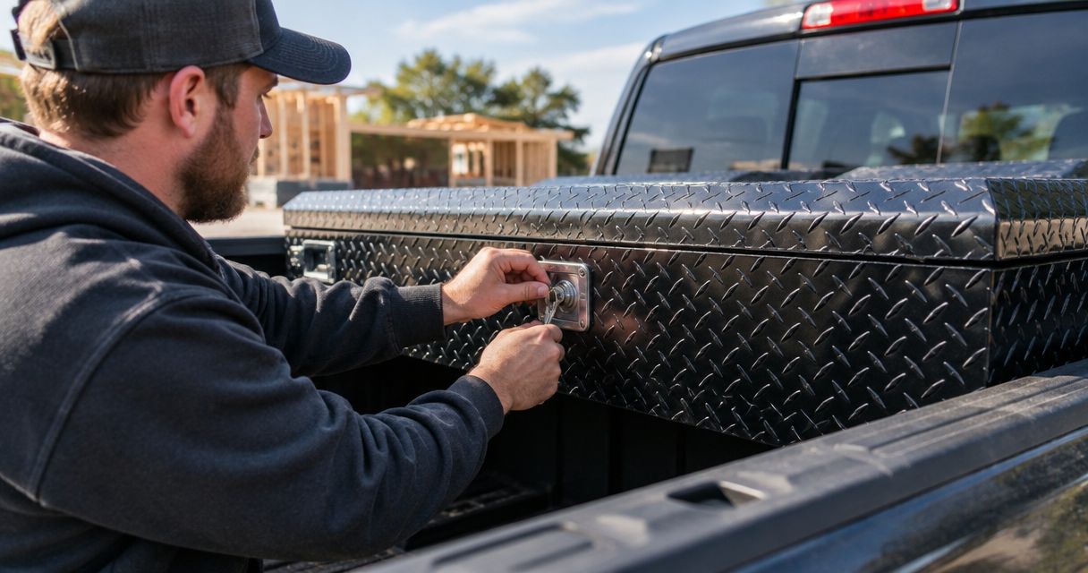 Best truck tool box locks for contractors 2026