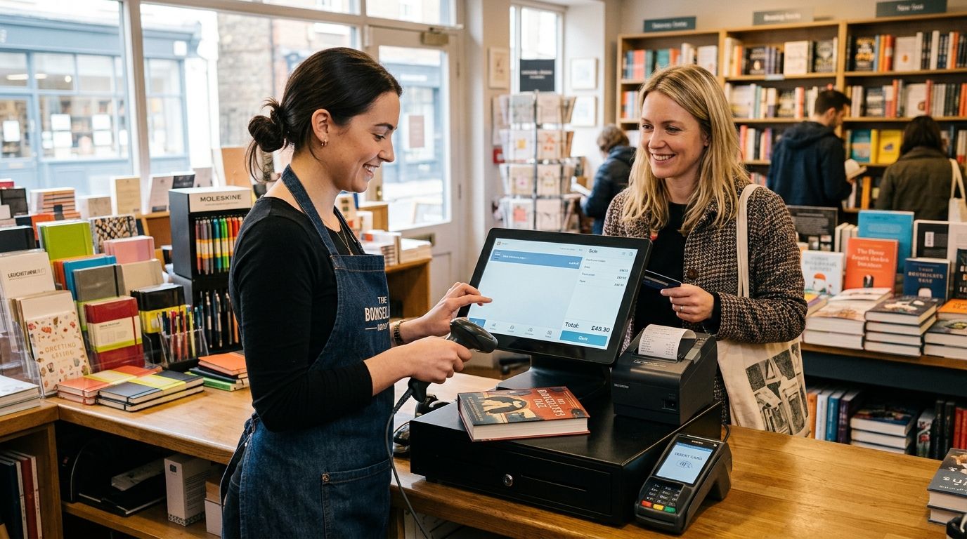 Complete POS terminal for bookstores and stationery shops