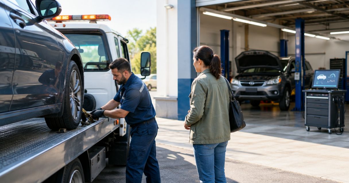 AAA tow to same-day diagnostic: complete 2026 workflow