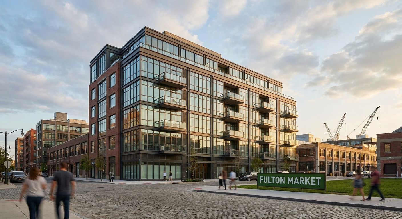 Best new construction apartments in Fulton Market Chicago