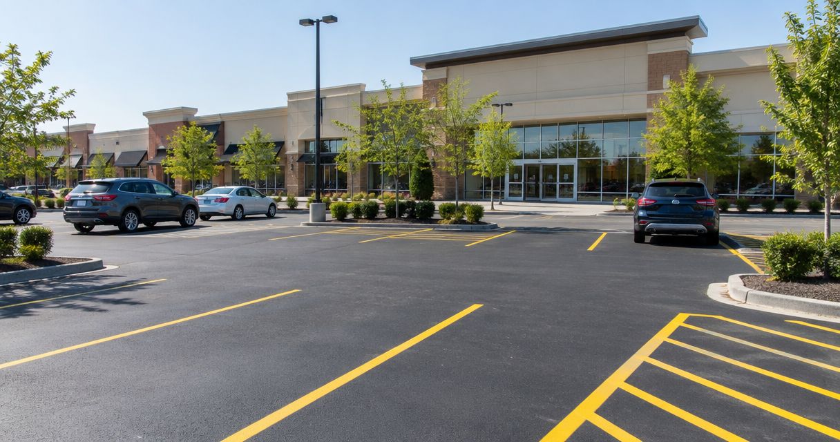 Parking lot striping for shopping centers: complete 2026 guide