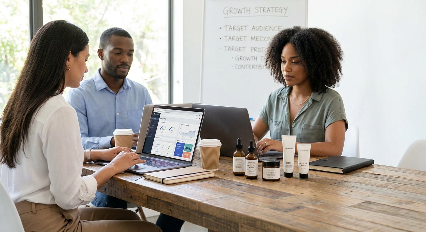 Paid media agency for skincare startups