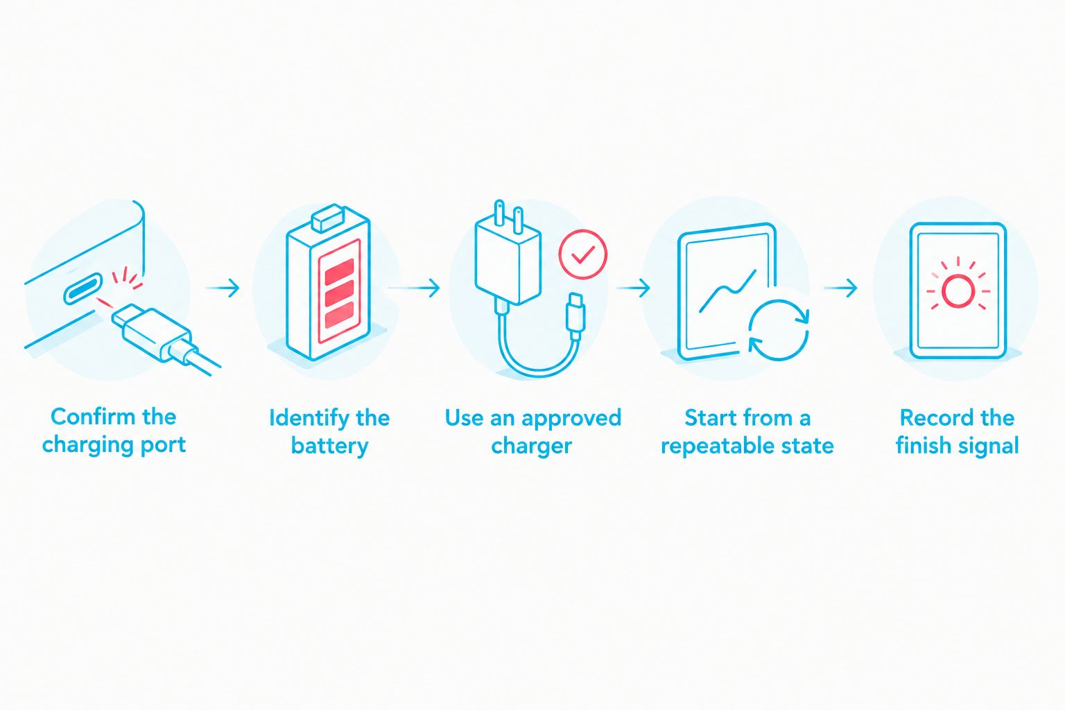 Steps for checking the charging time of a USB-C-modded Game Boy Advance SP