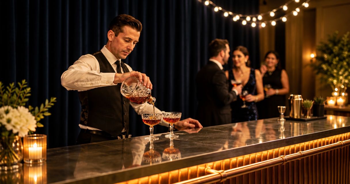 Best bartending service features for private dinner parties 2026