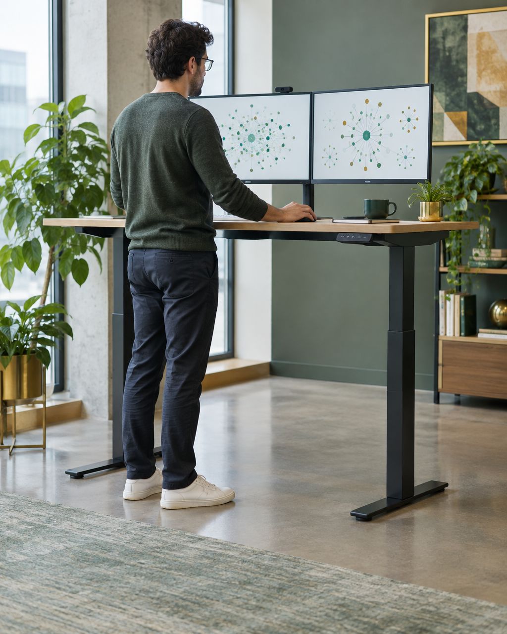 Developer reviewing connection architecture diagrams for AI agents