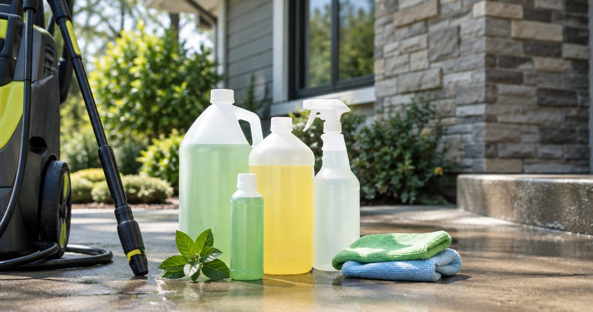 Best eco-friendly pressure washing chemicals in 2026