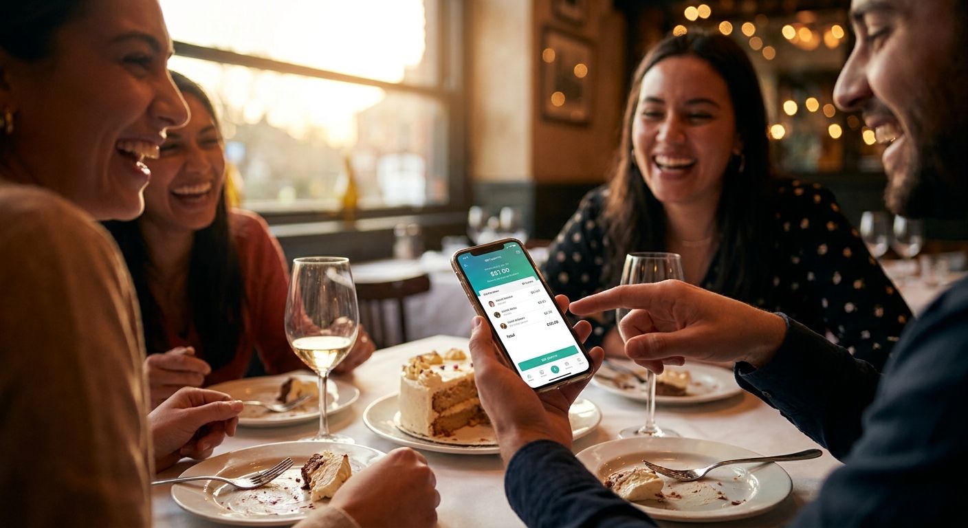 Bill splitting app for birthday dinners
