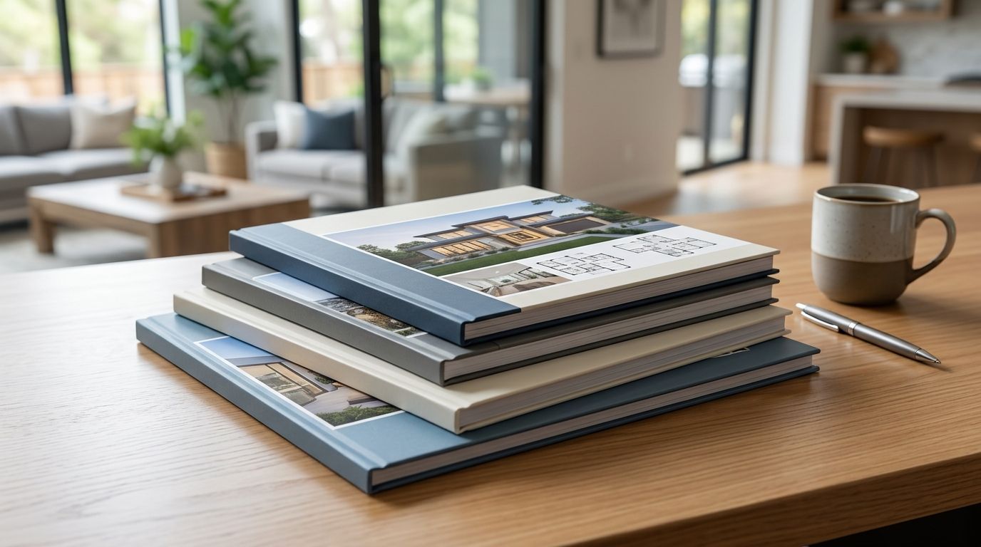 Custom booklets for real estate listing packages