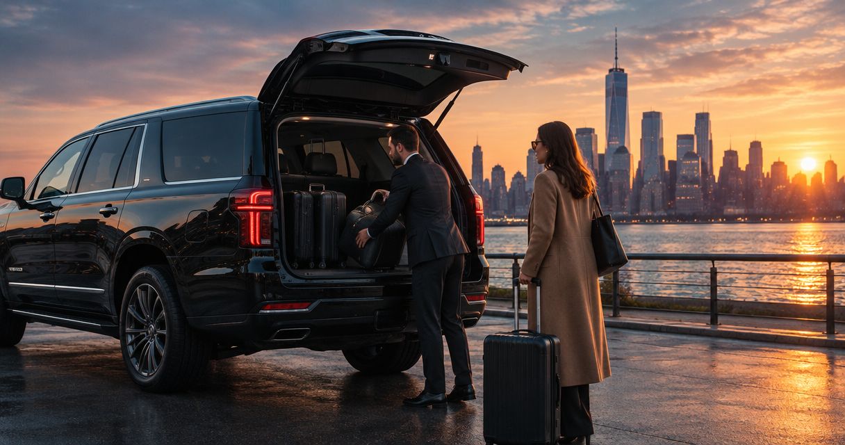 Black SUV car service in NYC: planning passengers and luggage