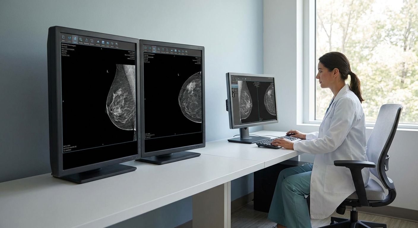 Mammography reporting services for hospitals