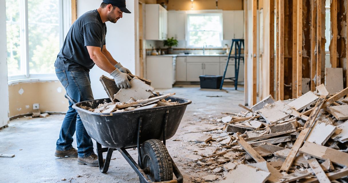 Can junk removal take construction debris from a DIY remodel?