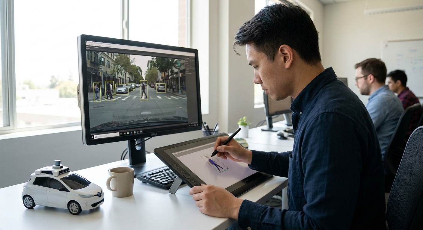 Data annotation for autonomous vehicle perception
