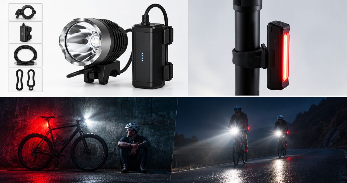 Best bike light sets with battery packs 2026