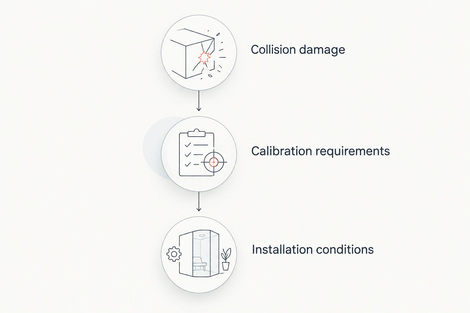 Three decision stages for choosing mobile or facility-based windshield replacement