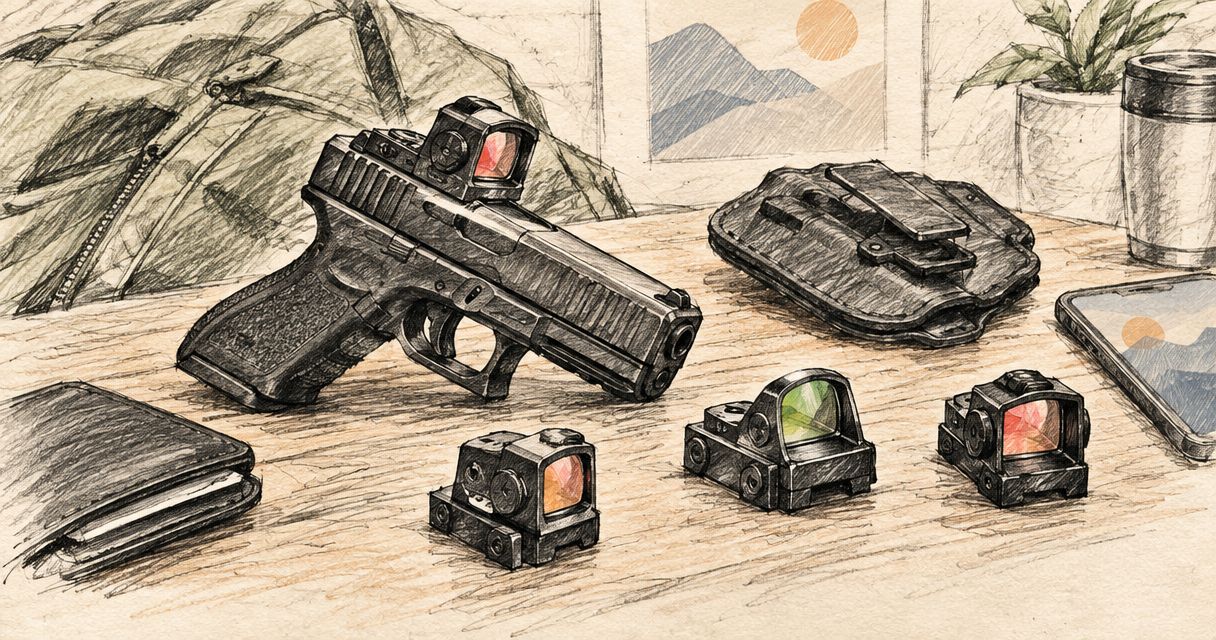 Best red dot sights for concealed carry pistols 2026