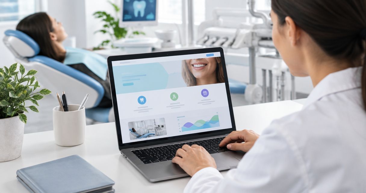 How much do dentists spend on website design?