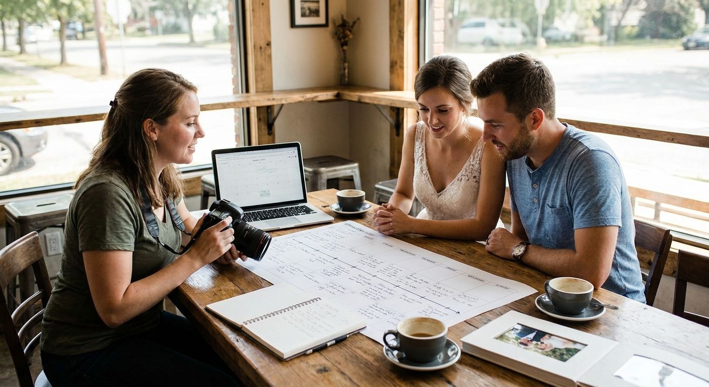 How to plan a wedding day timeline with your photographer