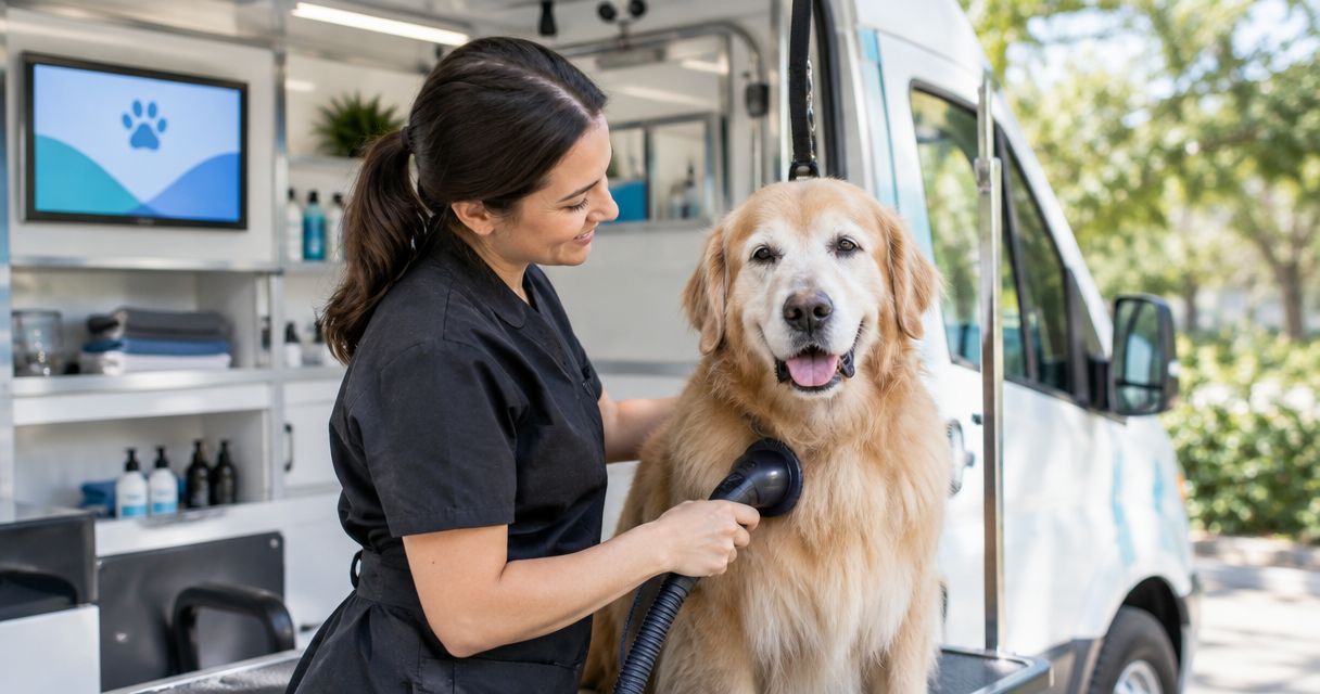 Best mobile dog groomers for senior dogs in 2026