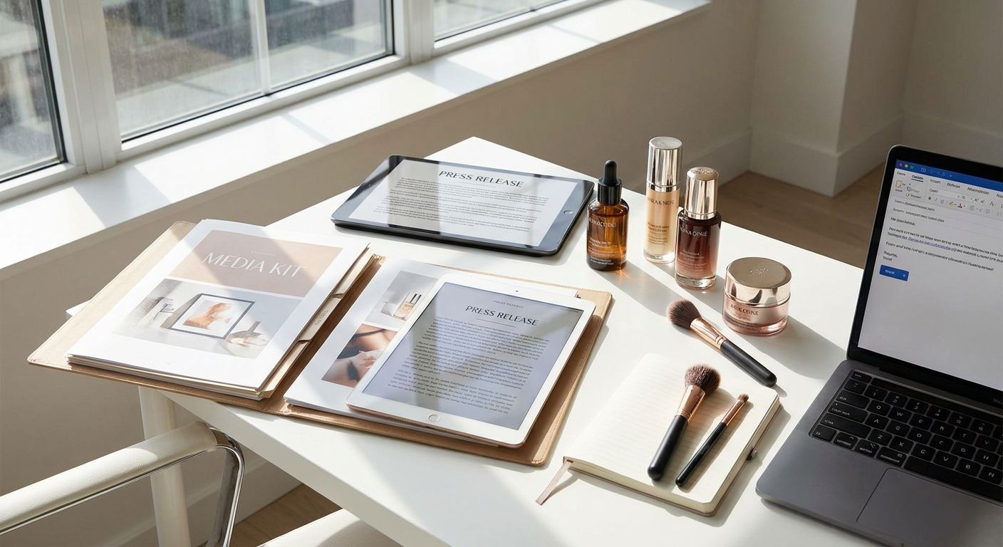 How to build a media kit for a beauty brand PR pitch