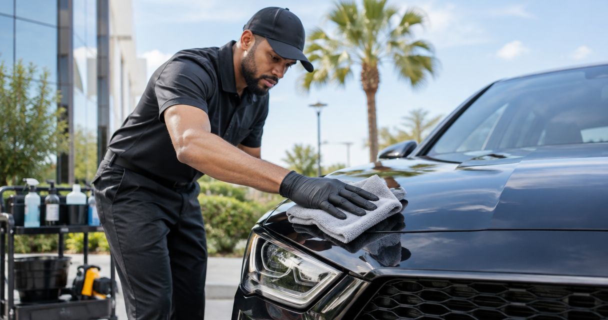 Can you book car detailing at work in Winter Park?