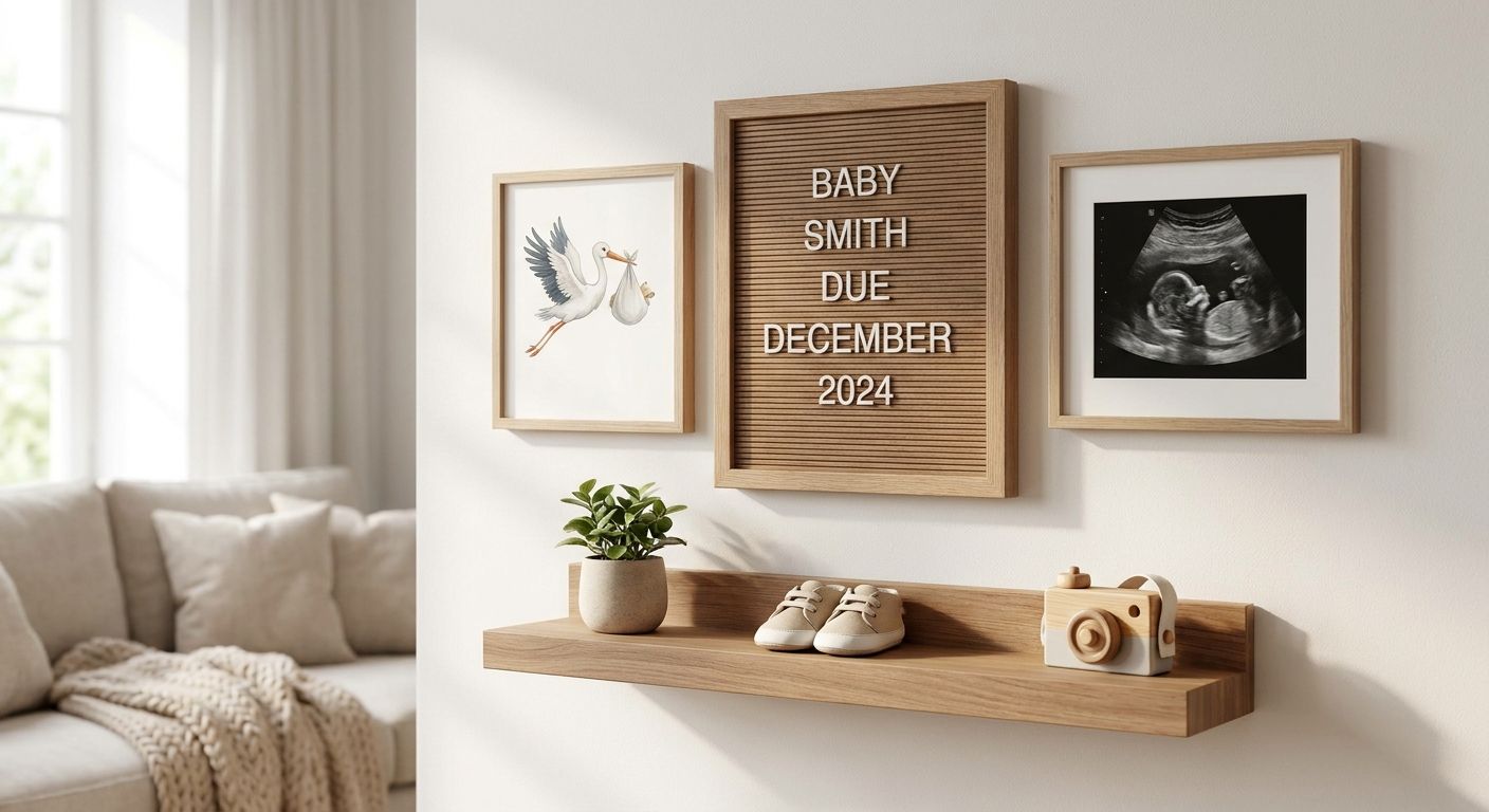 Best wall art for pregnancy announcements
