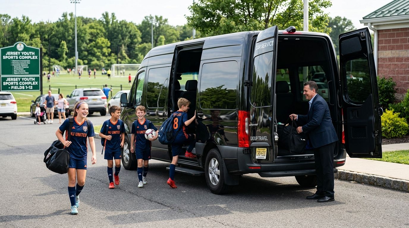 Car service for youth sports team travel in NJ